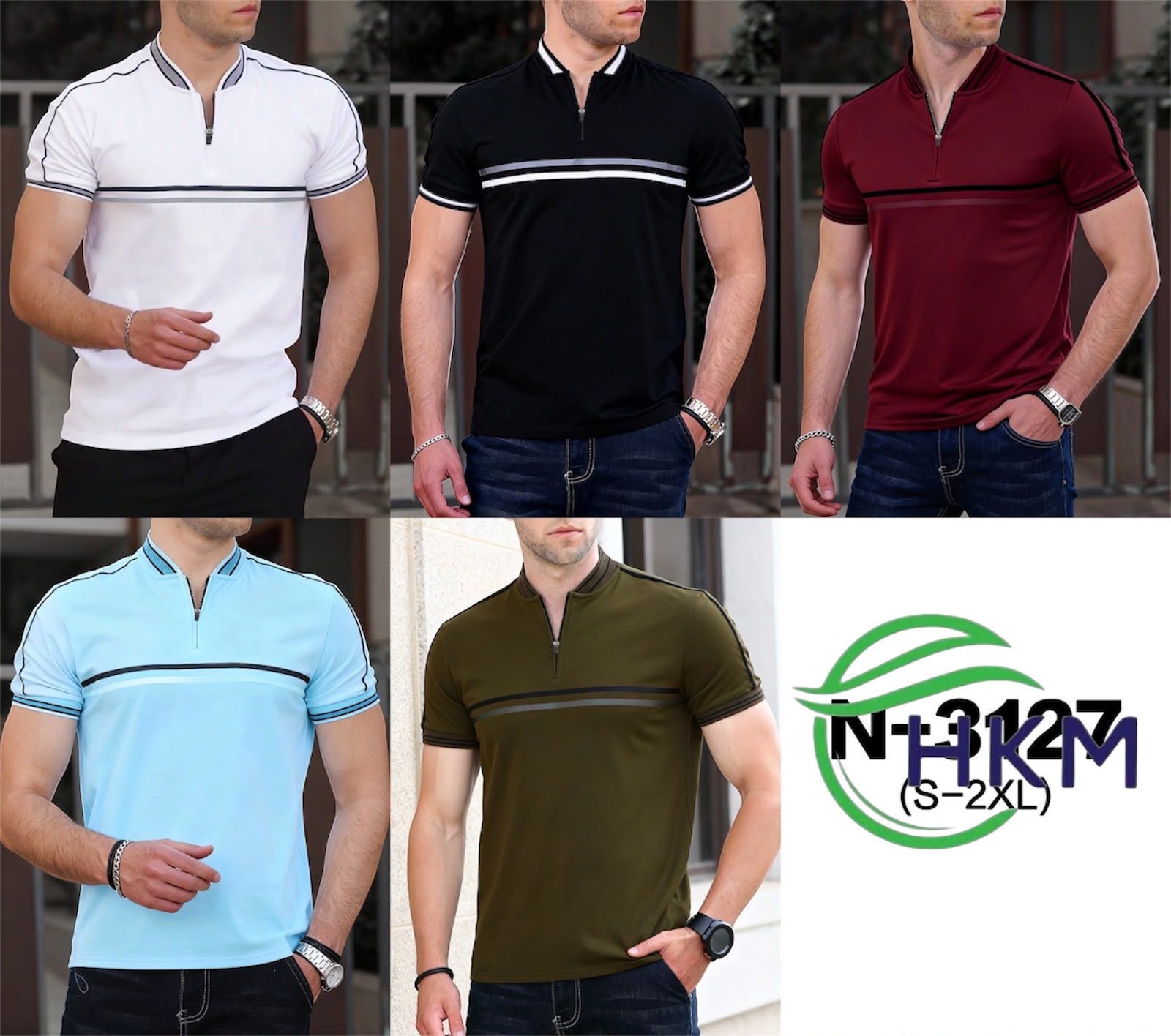 Men’s Zip Polo Shirt