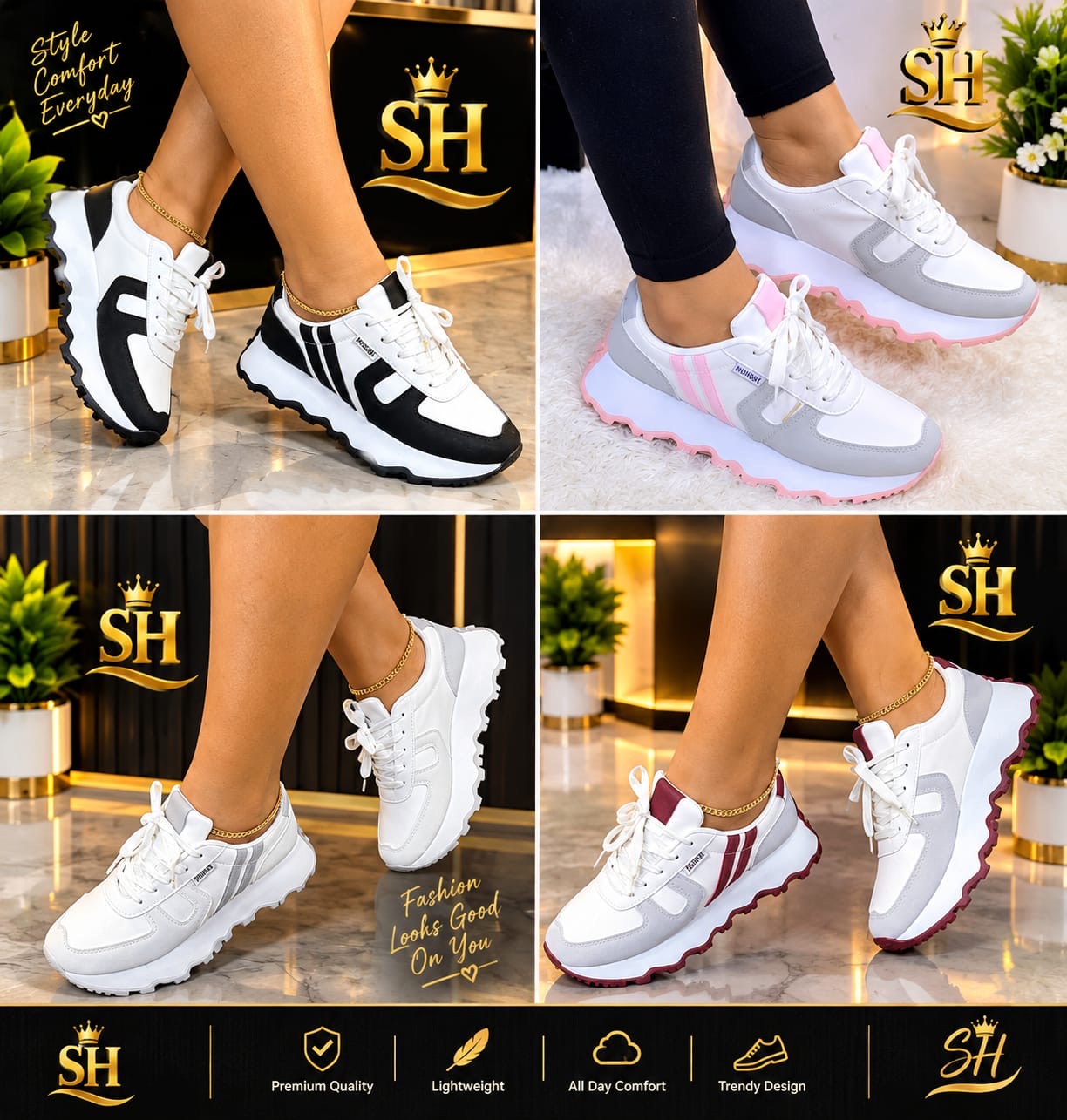 Lightweight Fashion Sneakers